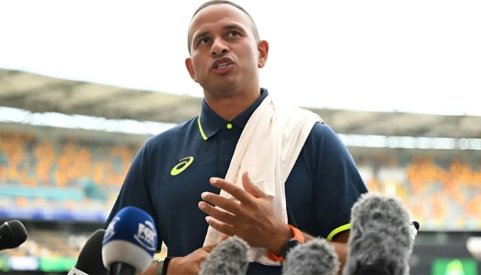 Australian cricketer Usman Khawaja has once again become the voice of Palestinians.