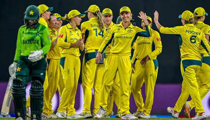 Women’s World Cup: Australia inflict 107-run defeat on Pakistan
