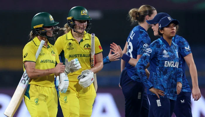 Gardner, Sutherland propel Australia to six-wicket win over England
